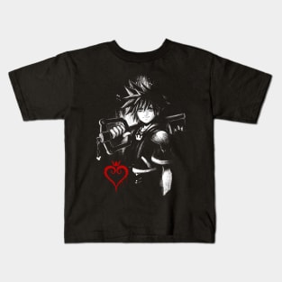 Sora Ink - Kingdom Hearts Video Game - Key Blade Kids T-Shirt